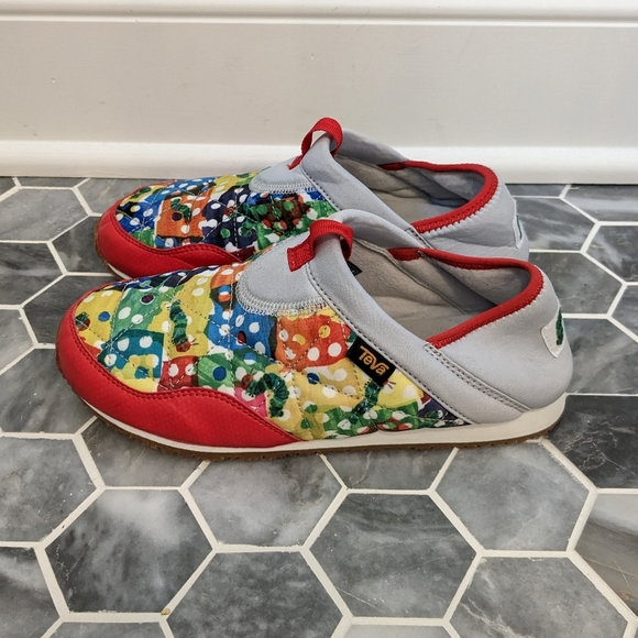 Teva X Eric Carle Hungry Caterpillar Collaboration Ember Mocs Slip On Shoes - Picture 4 of 9